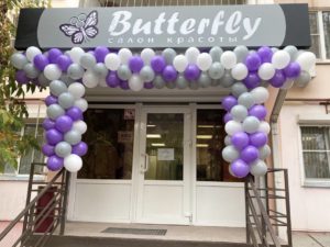 Cветовой короб для салона красоты «Butterfly»